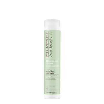 Paul Mitchell Clean Beauty Anti-Frizz Shampoo: botella, controla el frizz para cabello texturizado.