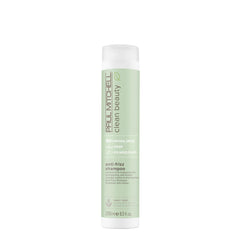 Paul Mitchell Clean Beauty Anti-Frizz Shampoo: botella, controla el frizz para cabello texturizado.
