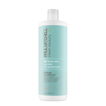 Paul Mitchell Clean Beauty Hydrate Conditioner en botella, mejor manejabilidad y brillo.
