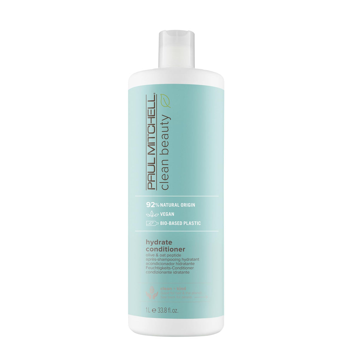 Paul Mitchell Clean Beauty Hydrate Conditioner en botella, mejor manejabilidad y brillo.