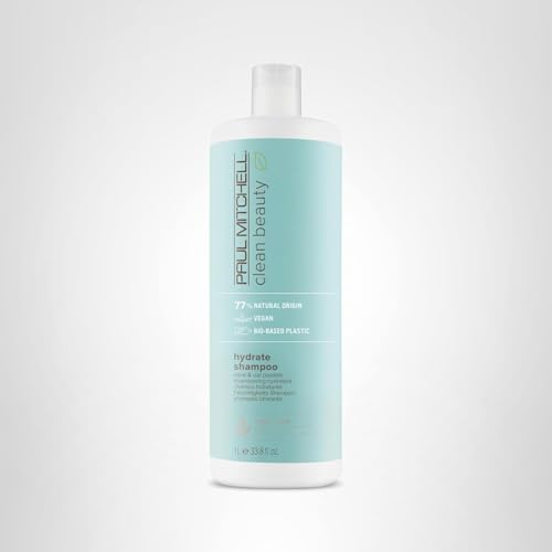 Empaque sostenible de Paul Mitchell Hydrate Shampoo con enfoque ecológico