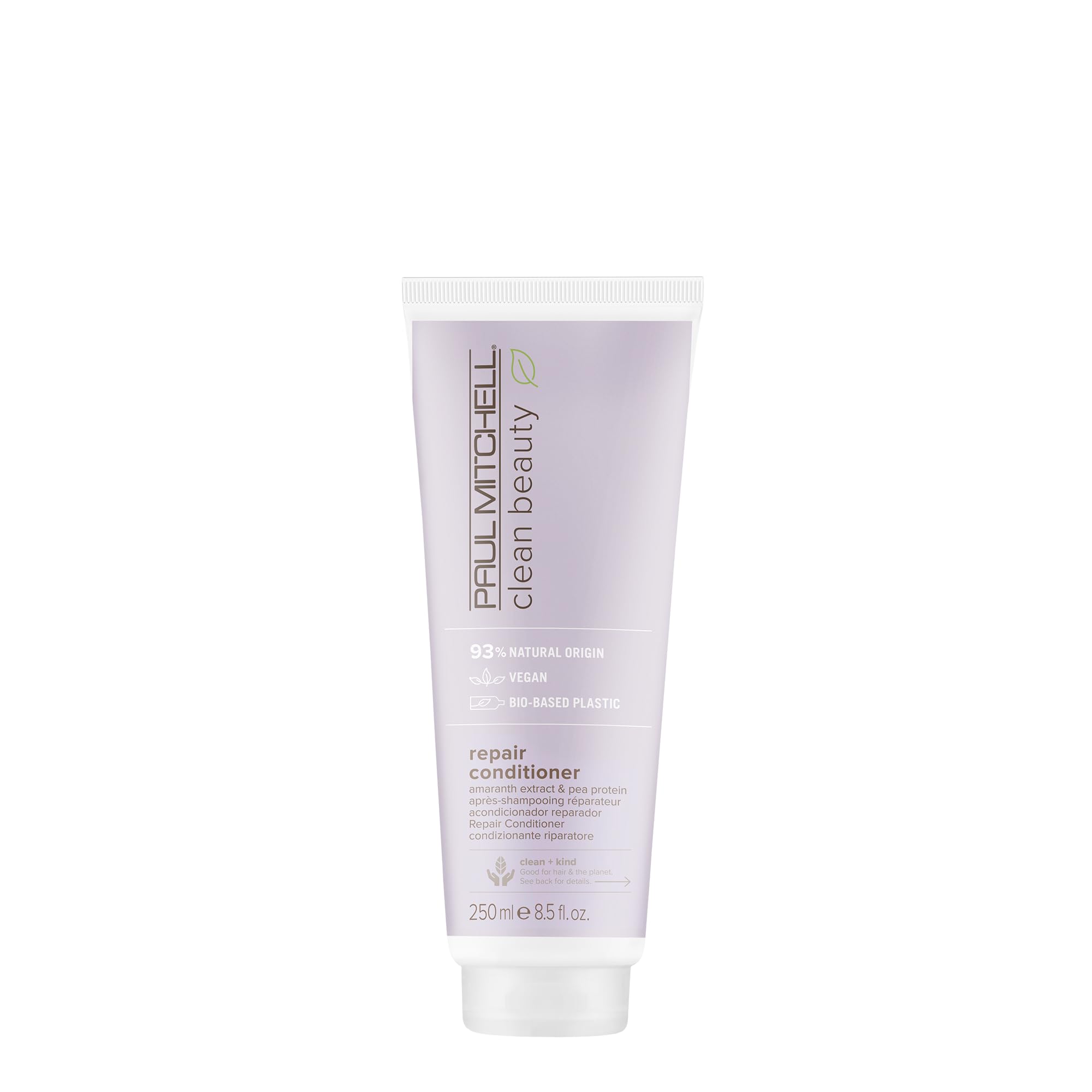 Paul Mitchell Clean Beauty Repair Conditioner, botella desenreda con suavidad para peinado fácil.