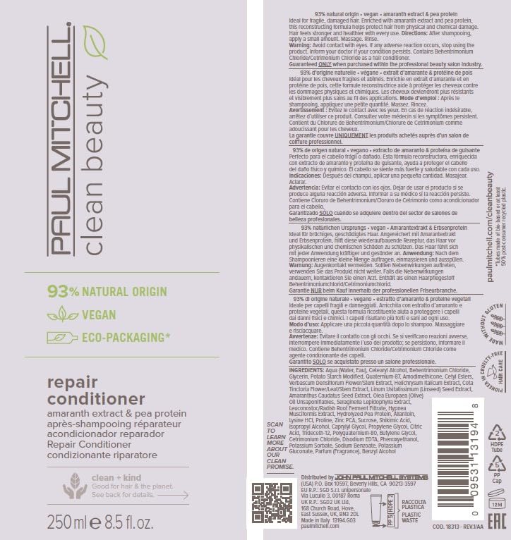 Envase bio-based de Paul Mitchell, 90% azúcar de caña para menos plástico virgen.