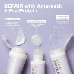 Extracto de amaranto en Paul Mitchell, fortalece y repara cabellos dañados.