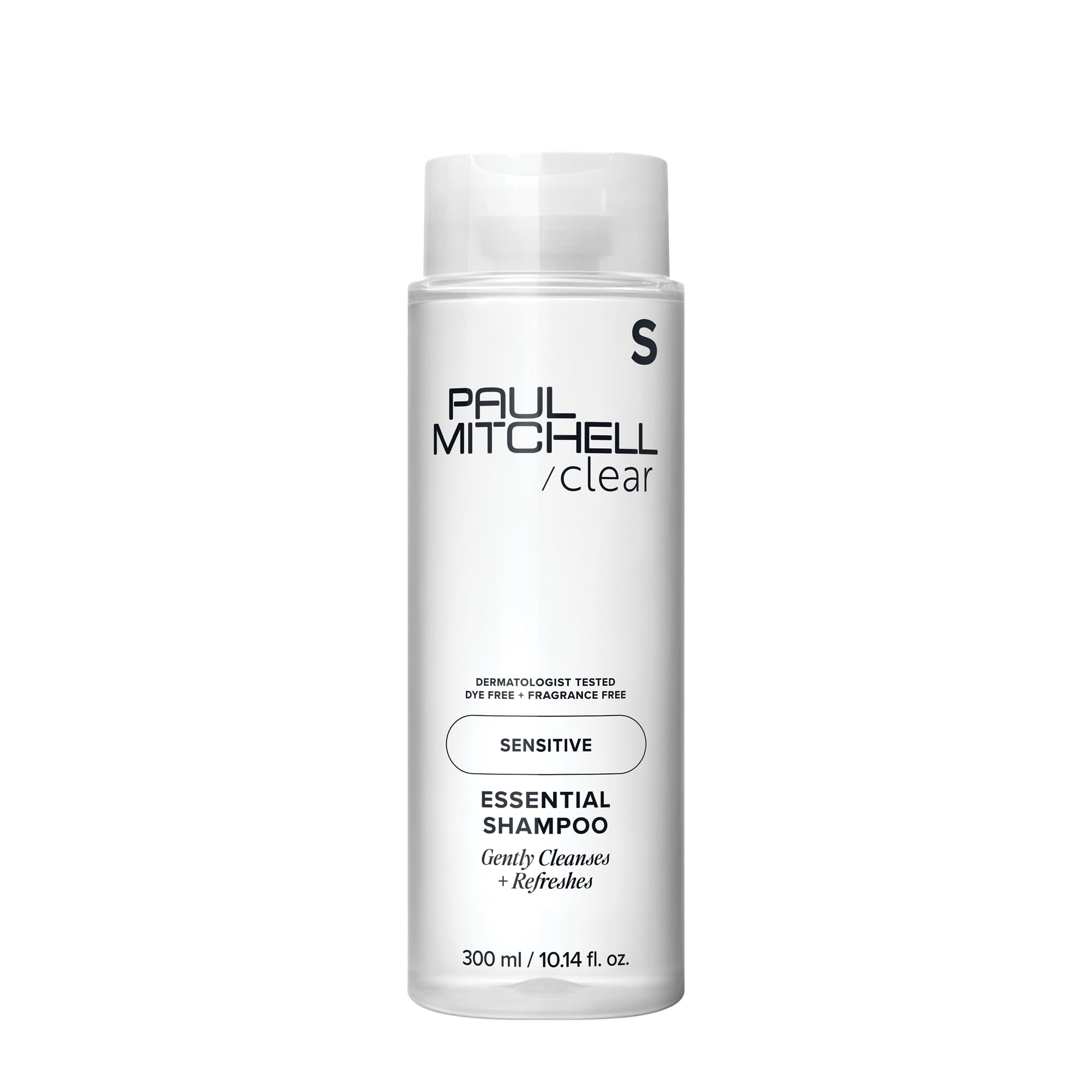 Paul Mitchell Clear Essential Champú: botella visible y limpieza suave