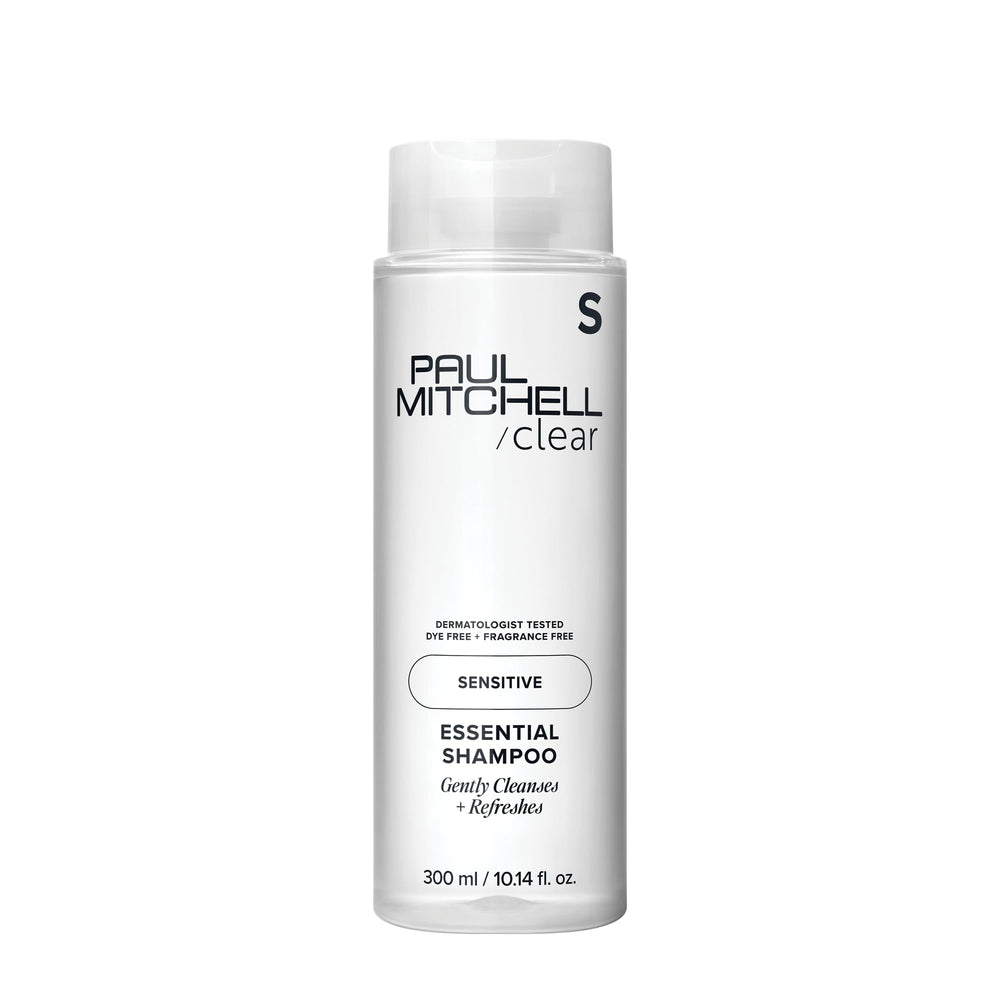 Paul Mitchell Clear Essential Champú: botella visible y limpieza suave