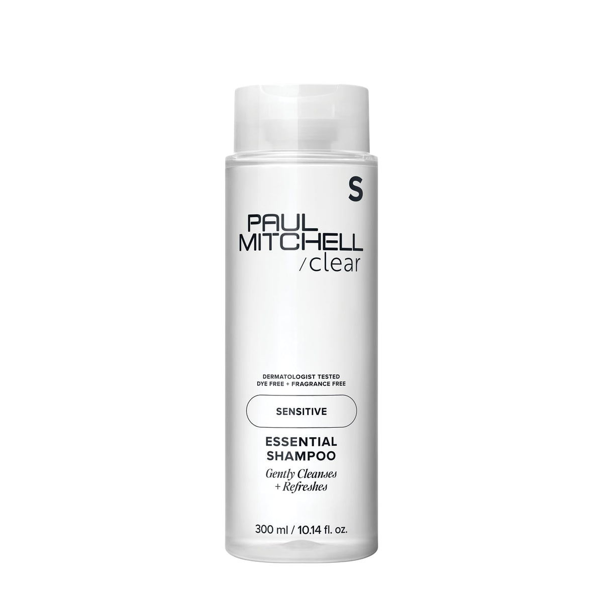 Paul Mitchell Clear Essential Champú: botella visible y limpieza suave