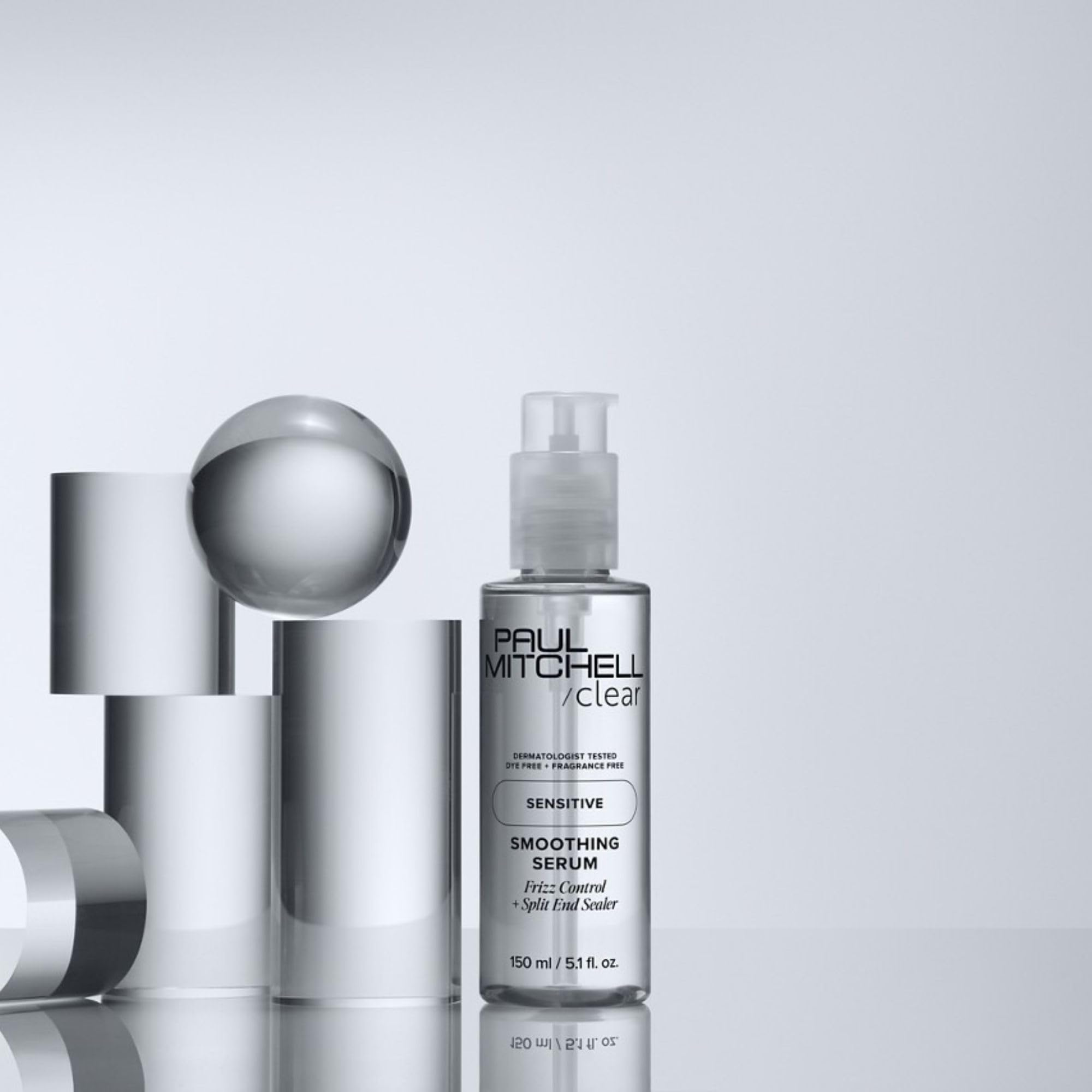 Paul Mitchell Clear Smoothing Serum, sin fragancia ideal para cuero cabelludo sensible.