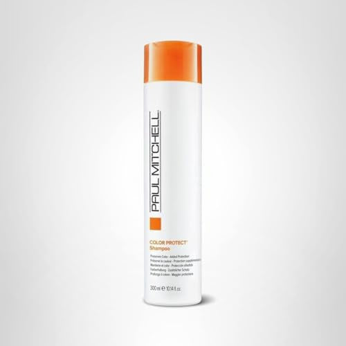 Color Protegido y brillo suave con Paul Mitchell Color Protect Shampoo.