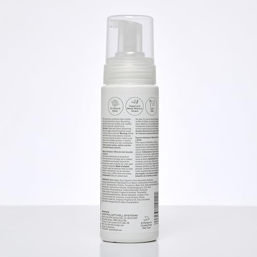 Acondicionador de macadamia para rizos saludables y manejables.