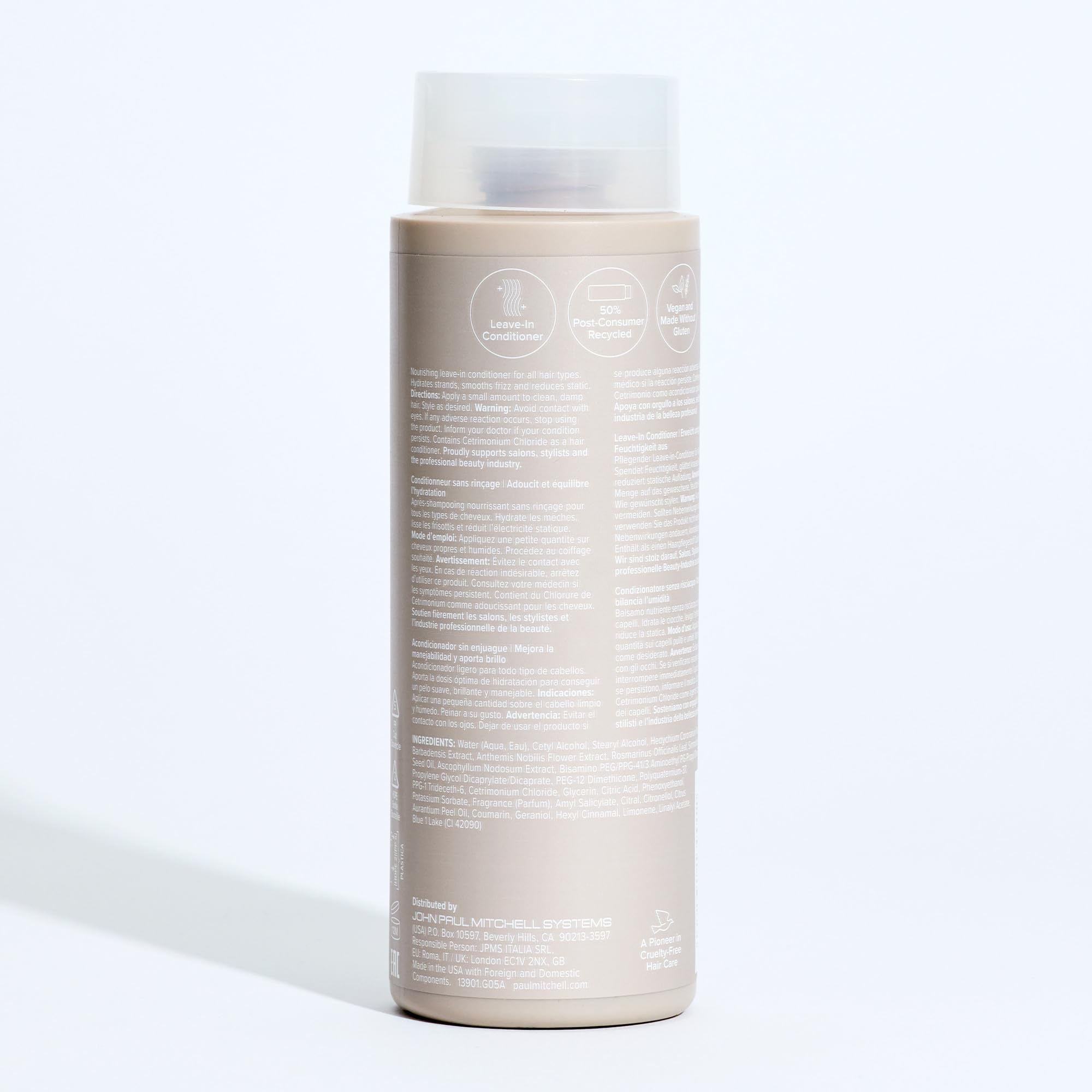 Paul Mitchell Acondicionador, uso diario, mejora la textura del cabello.