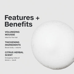 Paul Mitchell Extra-Body Sculpting Foam, secado con volumen para blowout.