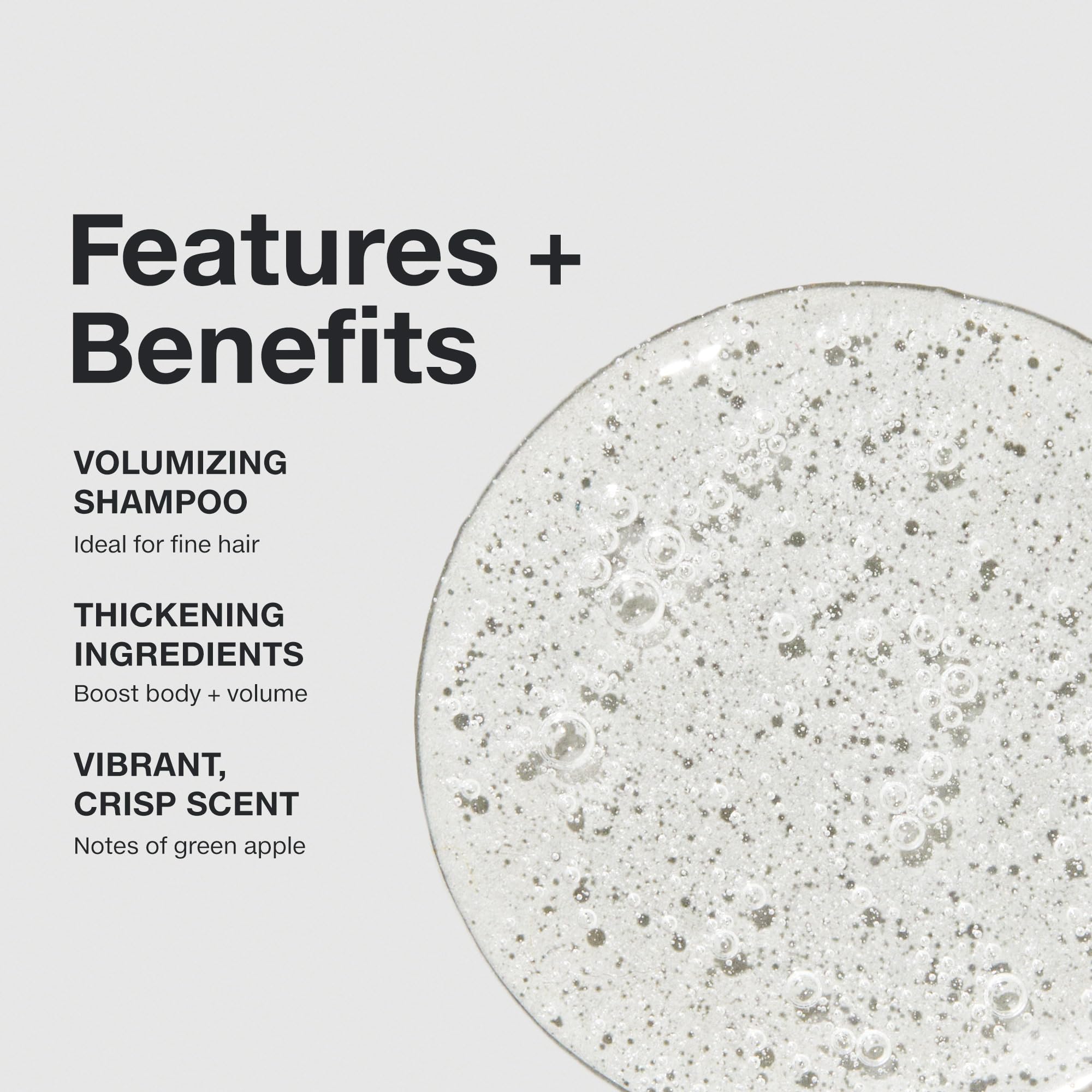 Contiene pantenol para aumentar el cuerpo del cabello con Paul Mitchell