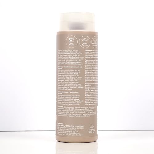 Uso diario para cabello fino con Paul Mitchell Extra-Body Shampoo