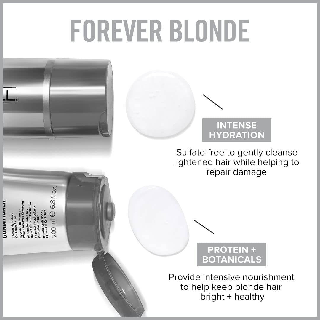 Paul Mitchell Forever Blonde: aplicación en la mano para desenredar y suavizar.