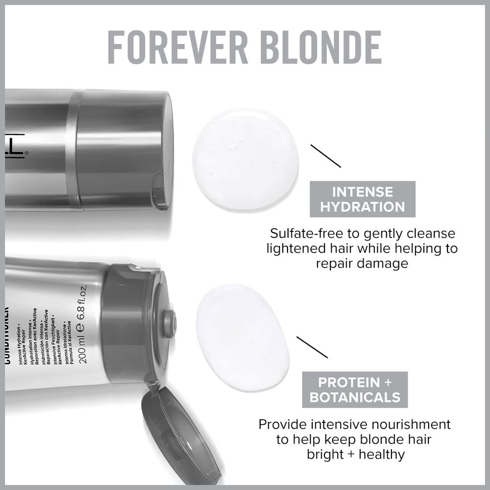 Paul Mitchell Forever Blonde: aplicación en la mano para desenredar y suavizar.
