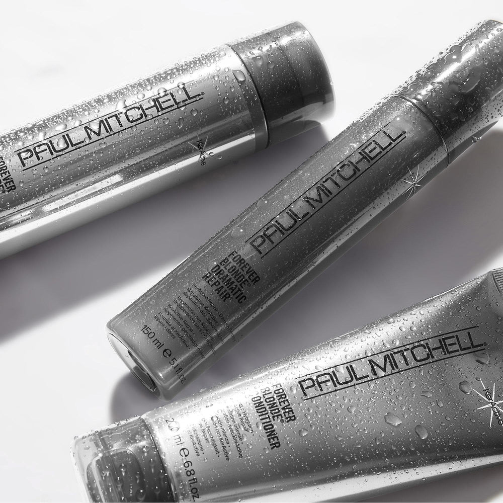 Paul Mitchell Forever Blonde: mejora la elasticidad y tacto suave tras el lavado.