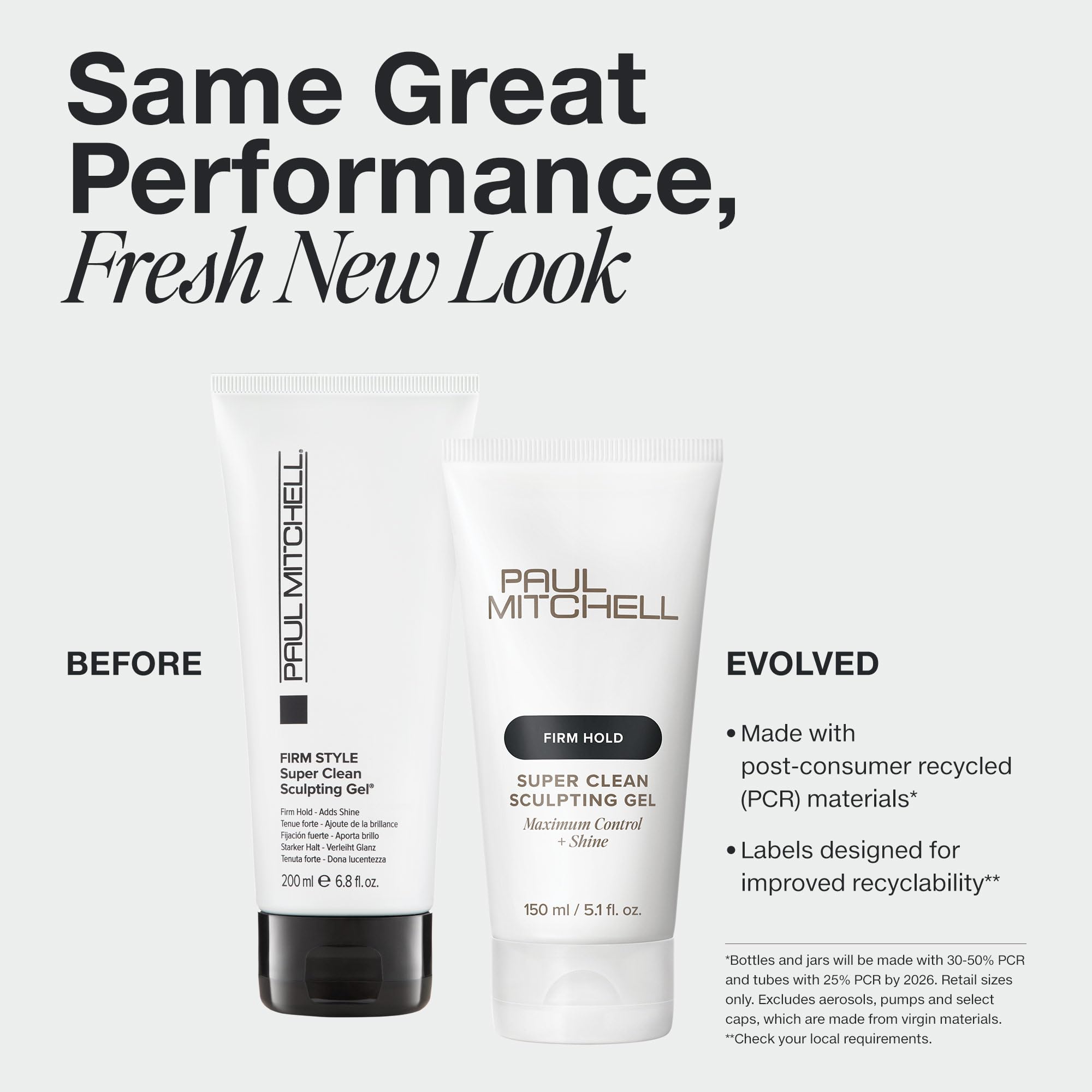 Paul Mitchell gel-modelador Super Clean, textura y brillo intensos para peinados duraderos