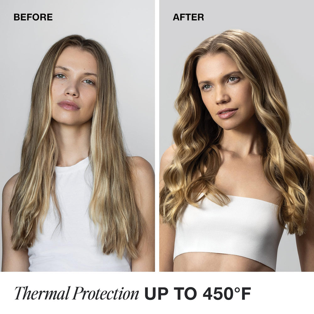 La fragancia fresca y delicada de Paul Mitchell Hot Off The Press acompaña el peinado.