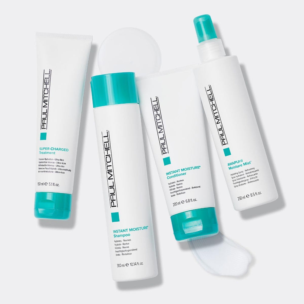 Paul Mitchell Humectación Instantánea: envase PCR para cuidado responsable.