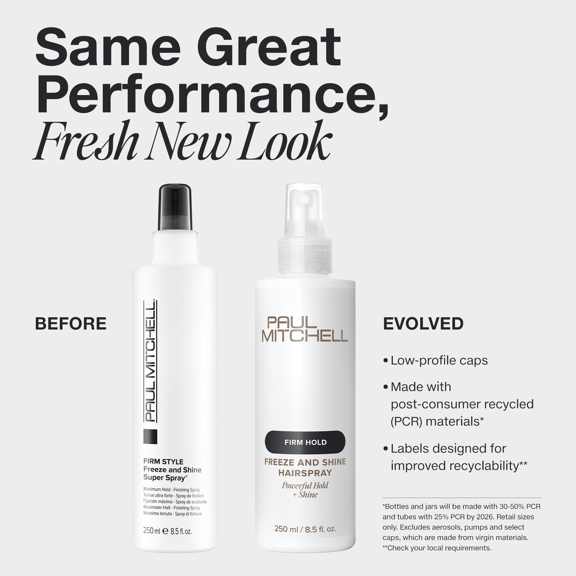 Paul Mitchell laca fijadora con acabado brillante para looks duraderos.