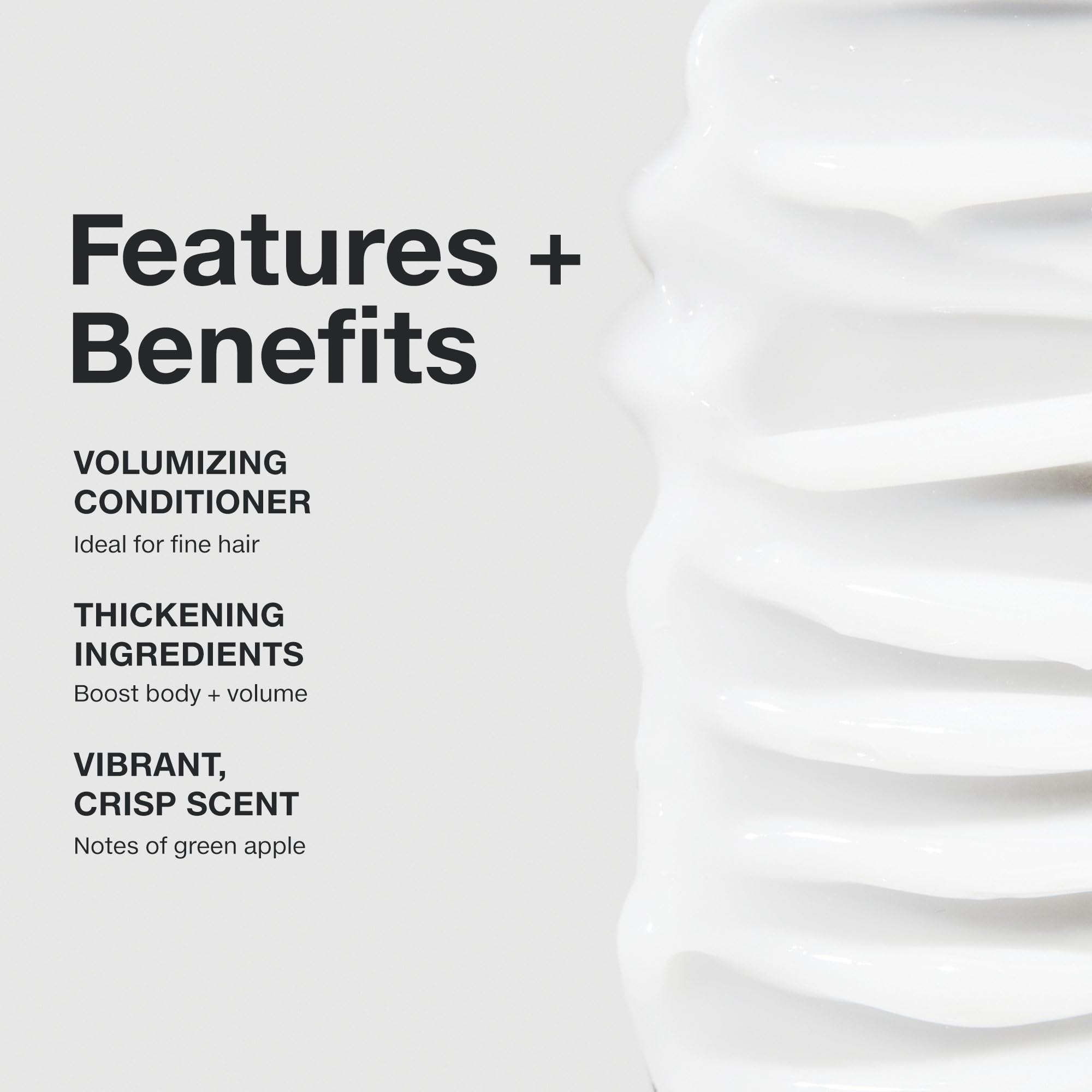 Ingrediente panthenol en Paul Mitchell para mayor cuerpo y cuidado.