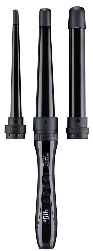 Paul Mitchell Pro Tools Expreso Ión Desclipado frente del producto, diseño sin pinza para rizos variados