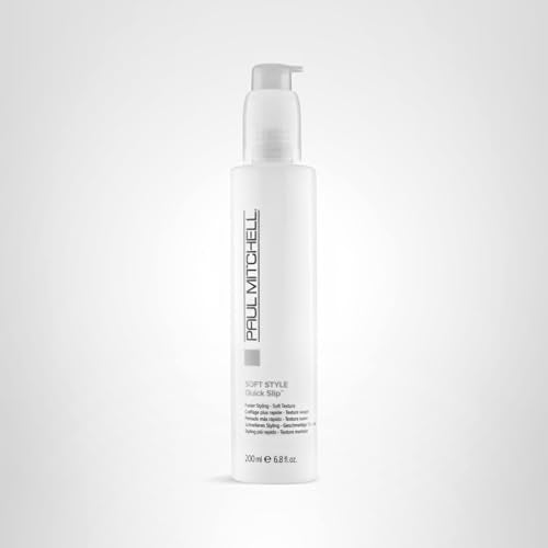 Paul Mitchell Quick Slip Cream ofrece textura condicionada para peinados suaves.
