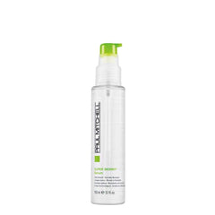 Paul Mitchell Super Skinny Serum, botella del producto, empaque elegante para cuidado capilar