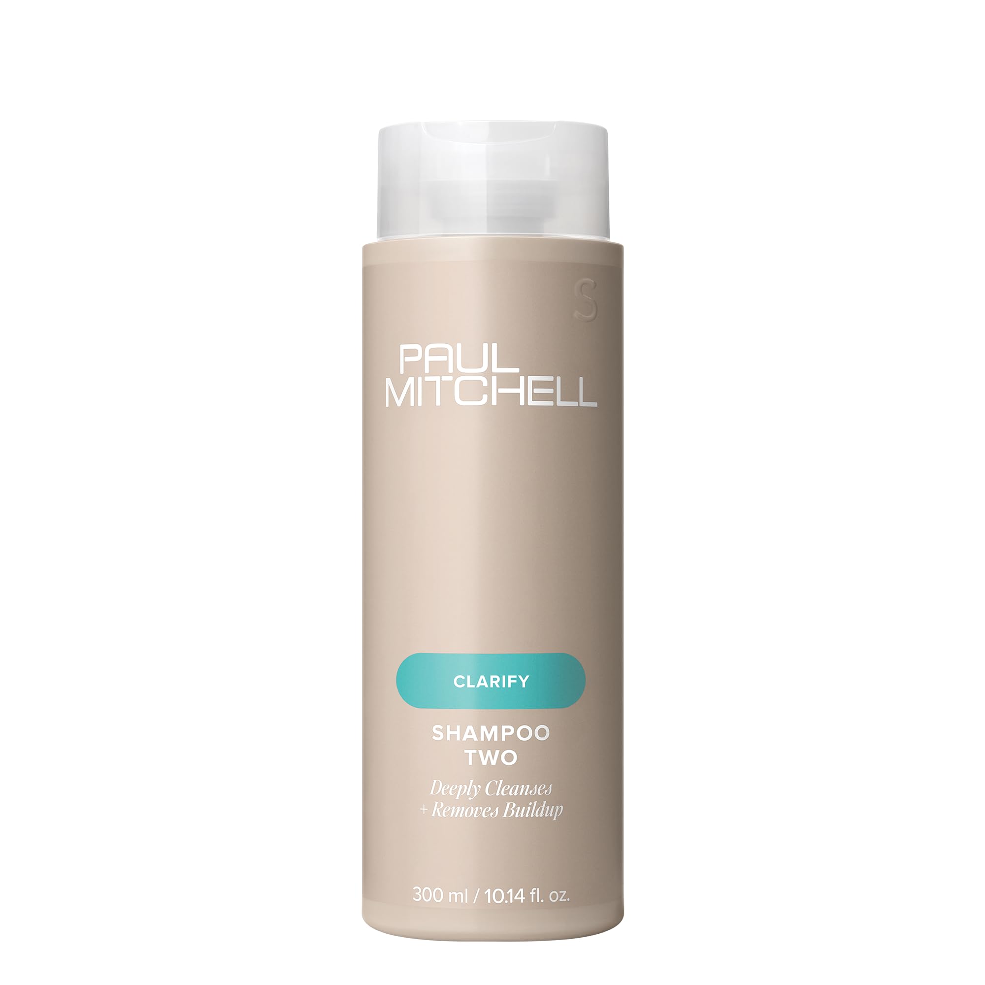 Shampoo Two de Paul Mitchell en botella, limpieza profunda que deja el cabello con brillo.