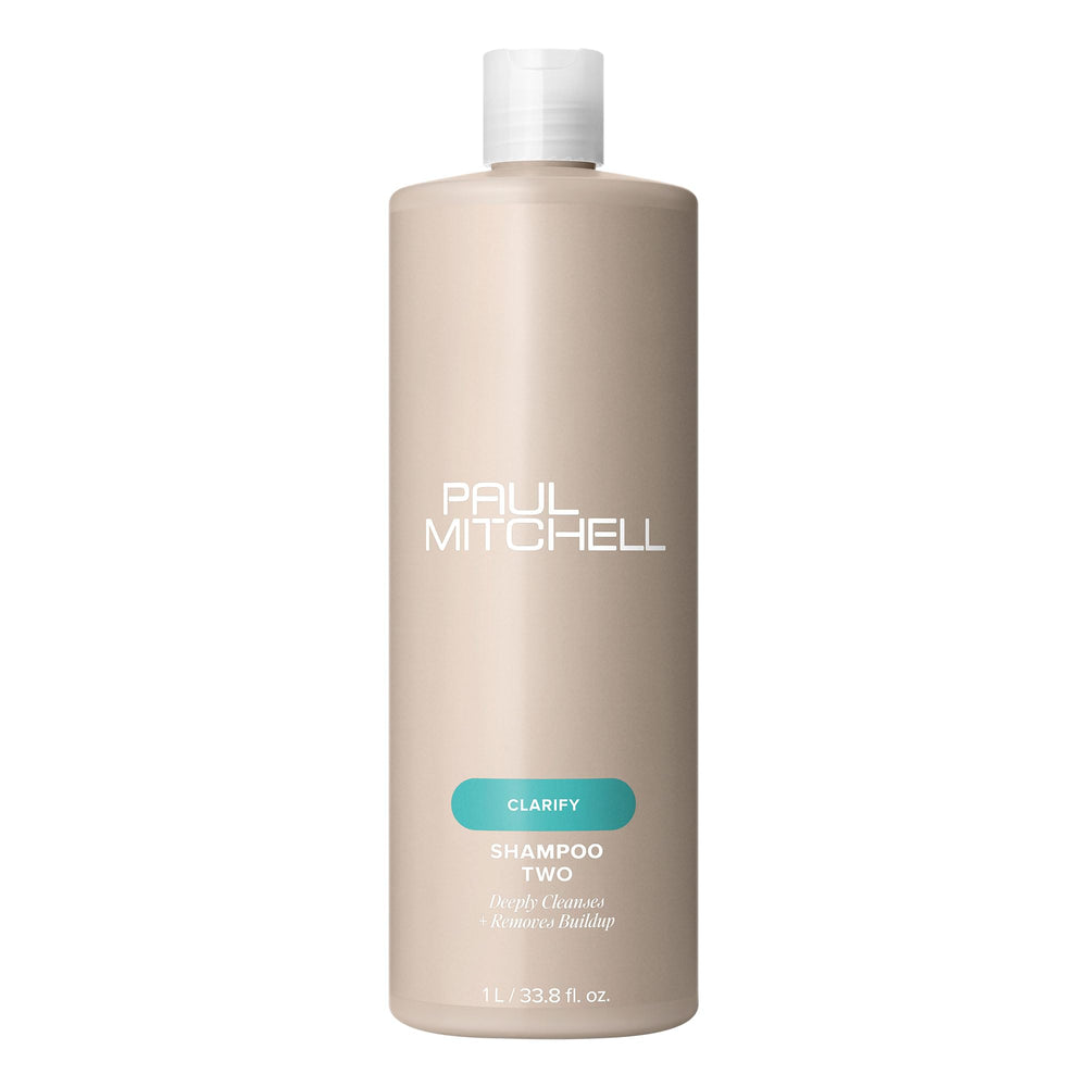 Paul Mitchell Shampoo Two – bouteille clarifiante éliminant les résidus, fraîcheur retrouvée
