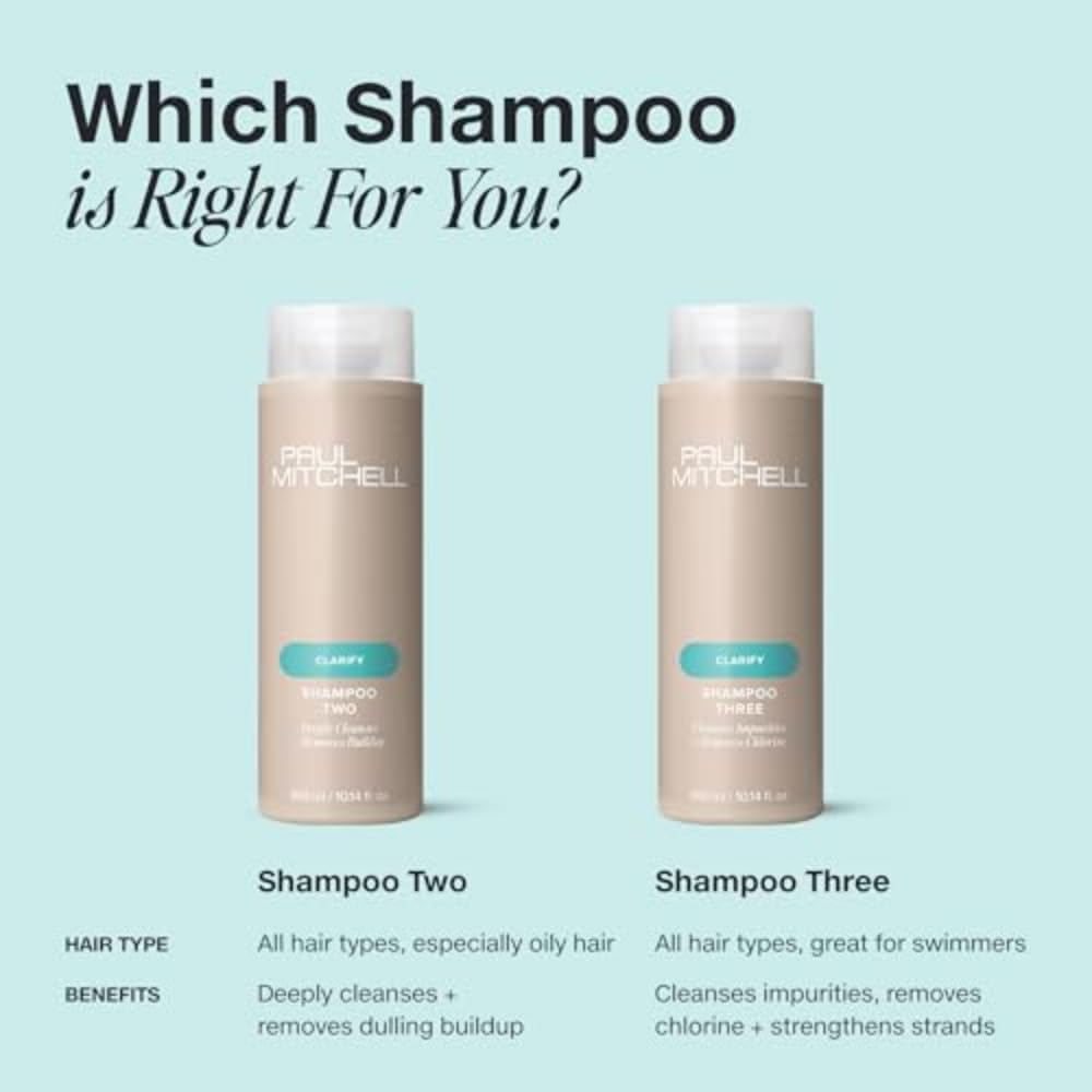 Paul Mitchell Shampoo Two – résultat léger, cheveux propres et volumineux
