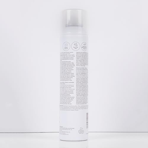 Application rapide du Paul Mitchell Spray Wax pour un coiffage efficace.