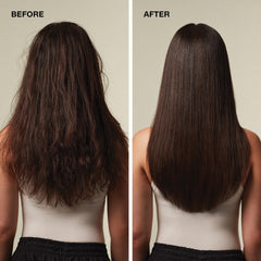 Gel Paul Mitchell Straight Works aplicado para acabado brillante