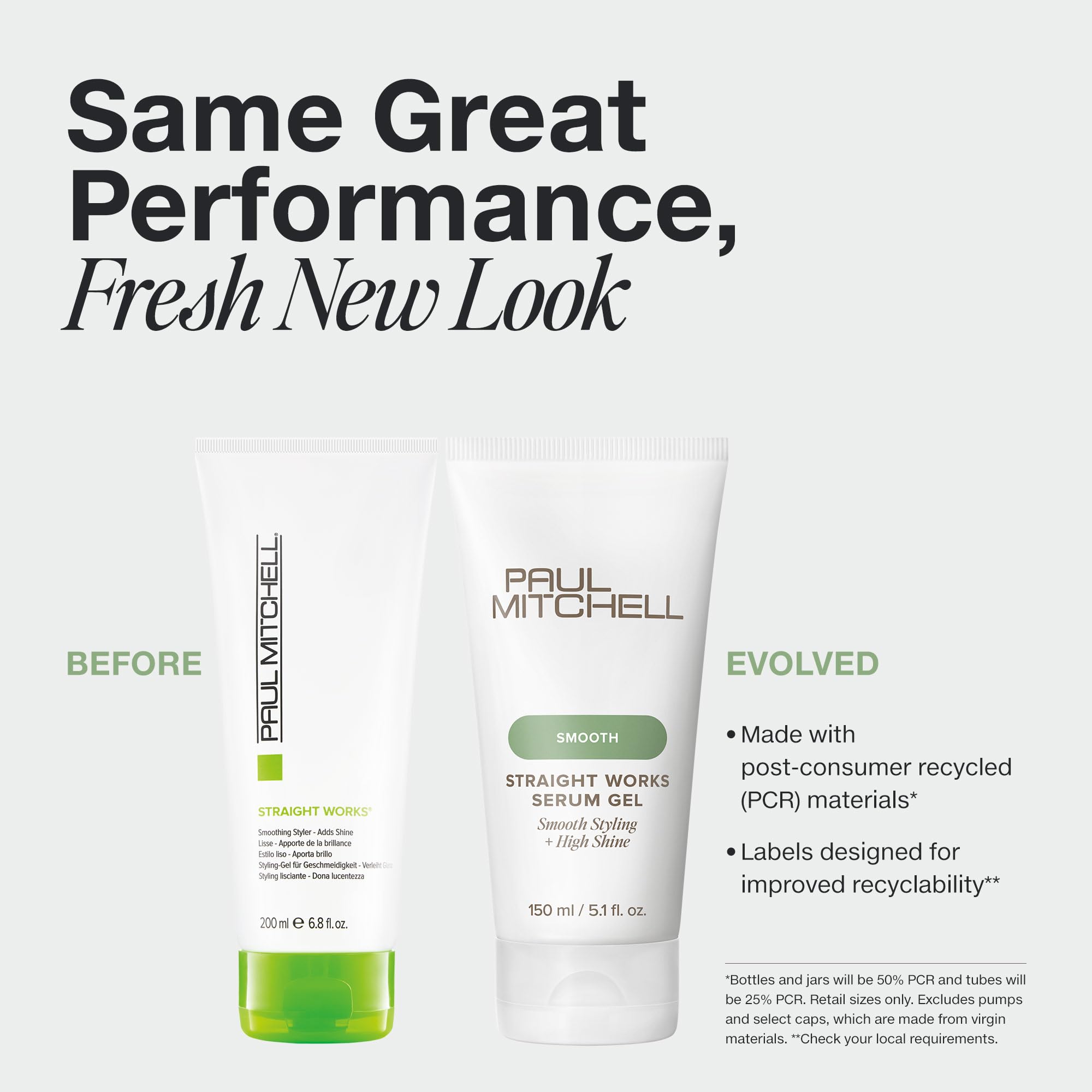 Aplicación del gel Paul Mitchell Straight Works para un peinado preciso