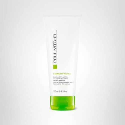 Paul Mitchell Straight Works Gel control del frizz ideal para cabellos encrespados