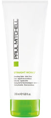 Paul Mitchell Straight Works Gel envase visible, aporta brillo y control para cabello encrespado
