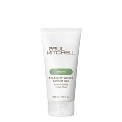 Paul Mitchell Straight Works Gel en botella para un acabado suave y brillante