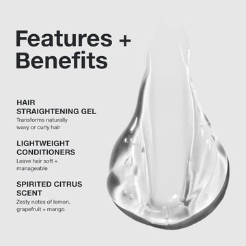 Muestra textura suave con Paul Mitchell Straight Works Gel