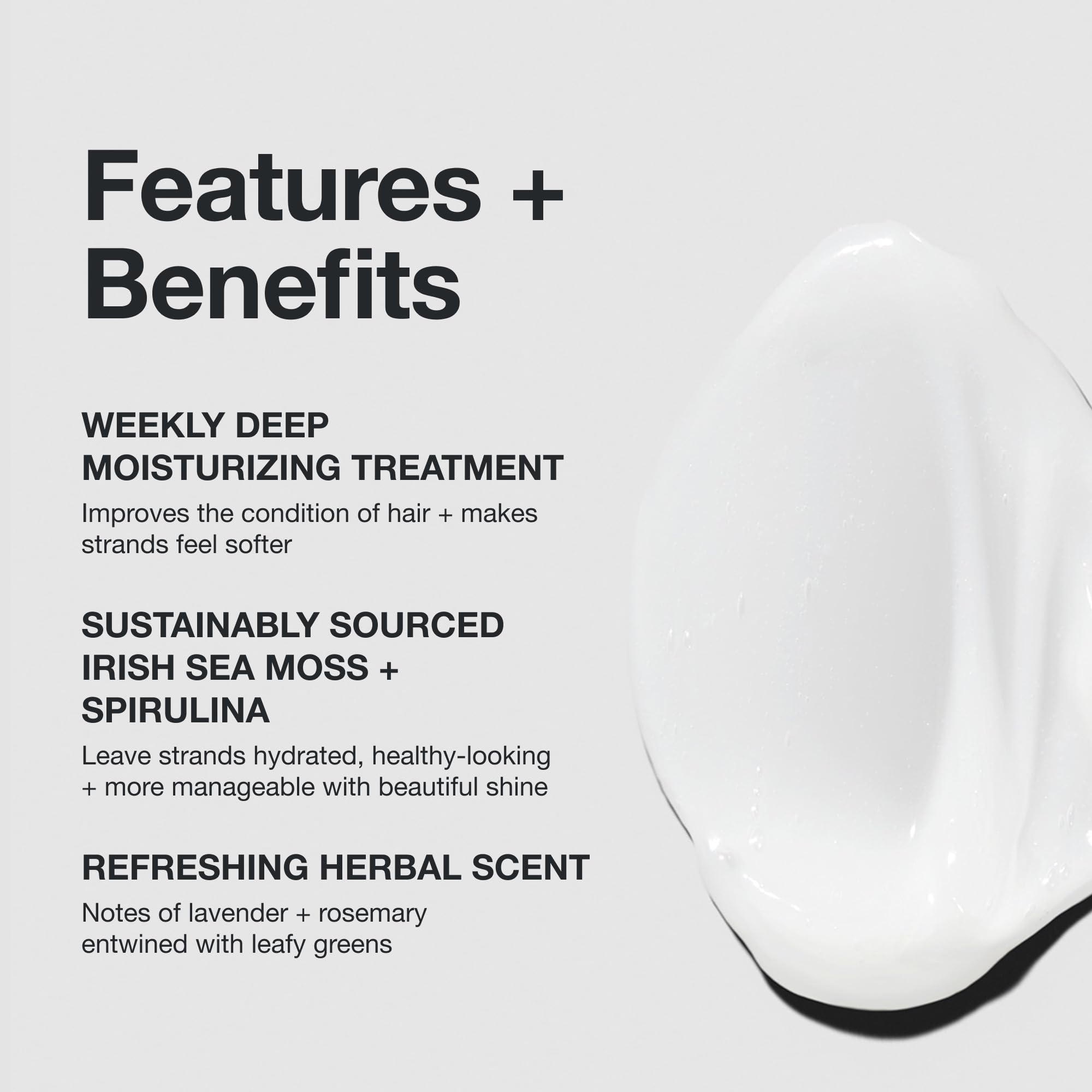 Mascarilla hidratante de Paul Mitchell, textura cremosa para cabello dañado.
