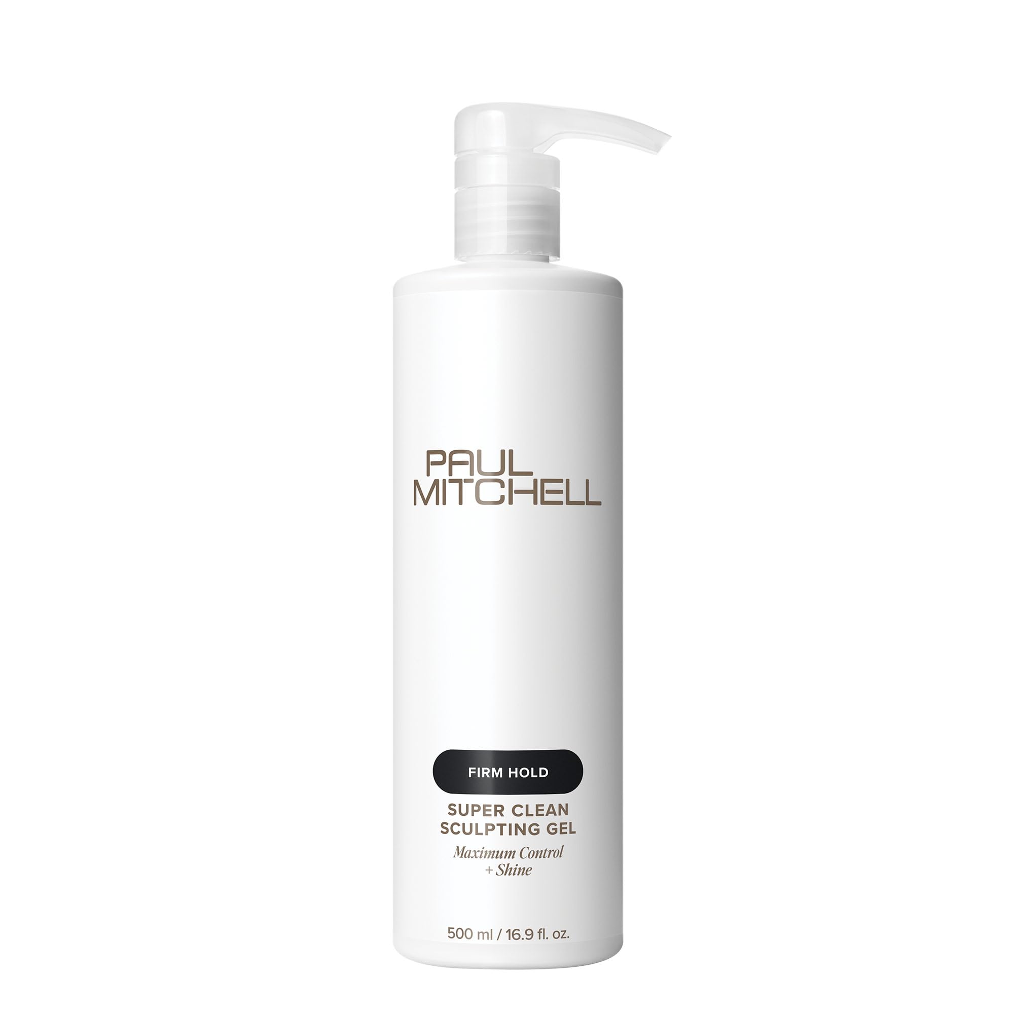 Paul Mitchell Super Clean Sculpting Gel, botella para control máximo y brillo.