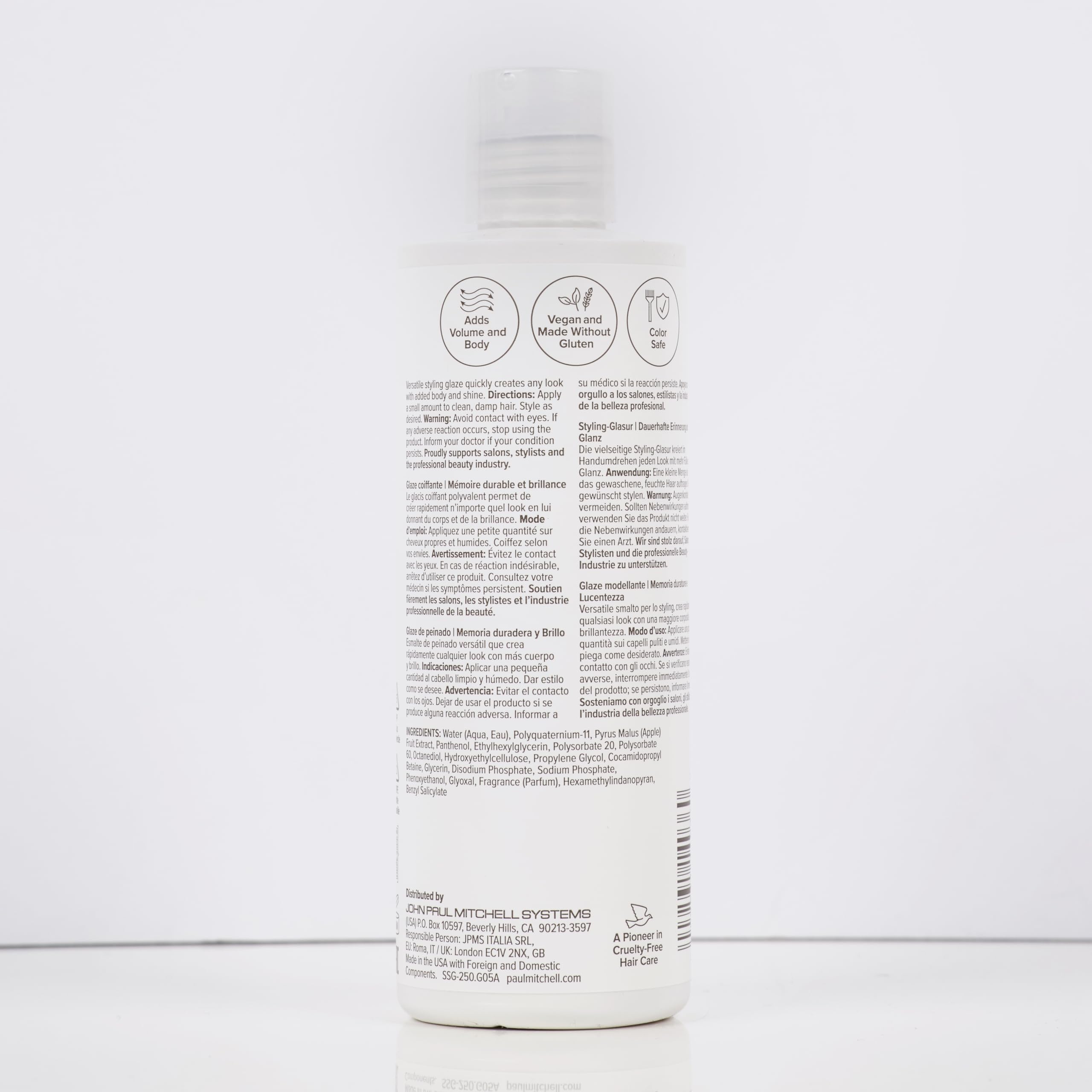 Uso diario seguro con empaque reciclado PCR de Paul Mitchell Glaze