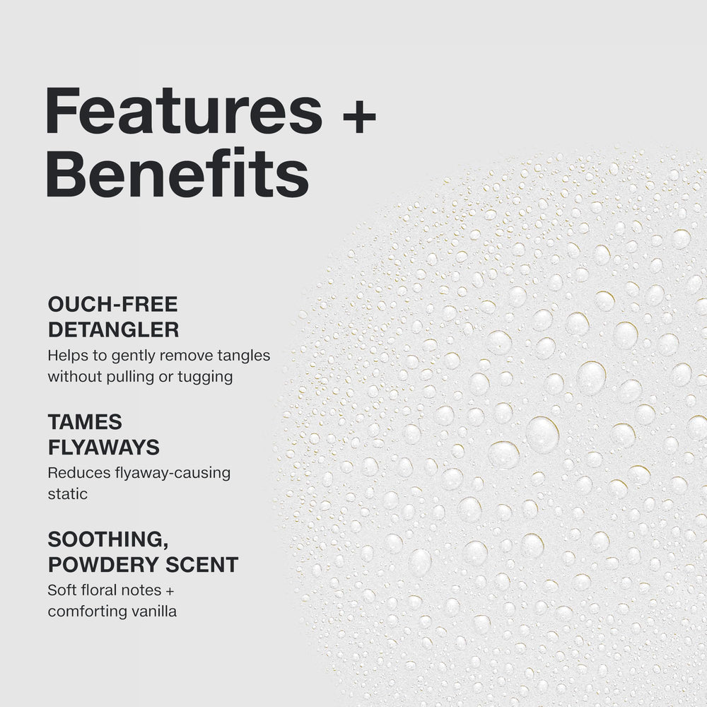 Paul Mitchell Taming Spray revitaliza el cabello de la mañana.