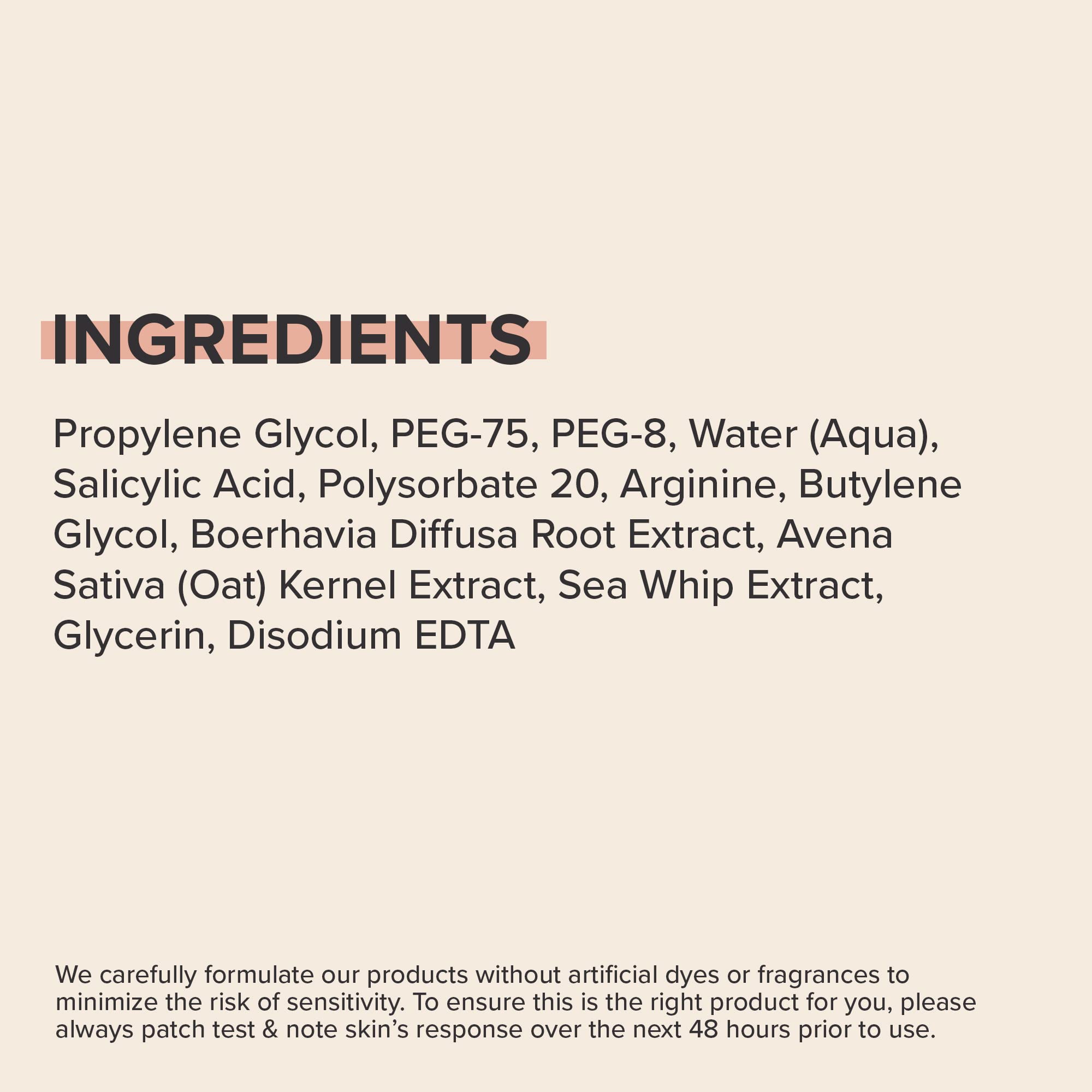 Textura gel-serum BHA 9 facilita aplicación fácil y sensación suave