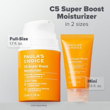 Paula's Choice C5 moisturizer texture swatch showing smooth absorption.