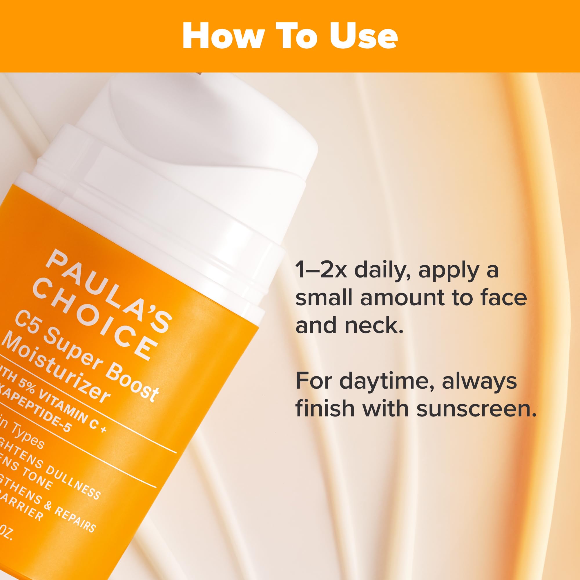 Paola's Choice C5 Super Boost vitamina C 5% para tono uniforme.