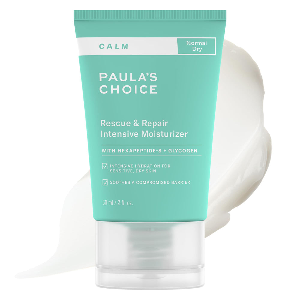 Paula's Choice CALM crema rostro en bote 2oz, hidratación suave para piel sensible.