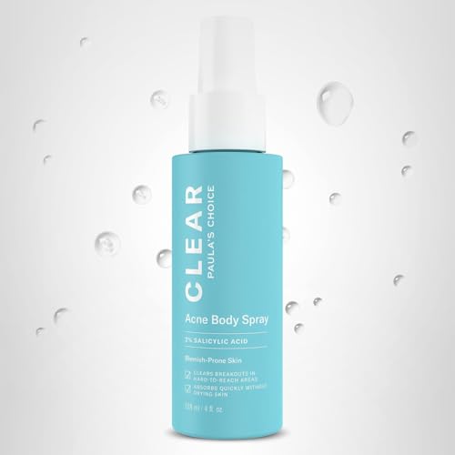 Paula's Choice CLEAR Back & Body Acne Spray ideal para uso diario preventivo.