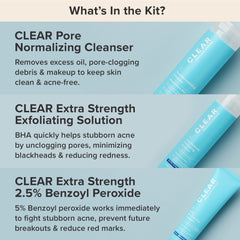 Paula's Choice Clear Extra Strength Acne Kit — traitement acide salicylique pour les imperfections.