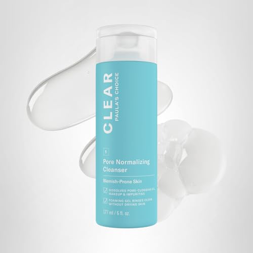 Packaging of Paula's Choice CLEAR Pore Cleanser with product name highlighted.